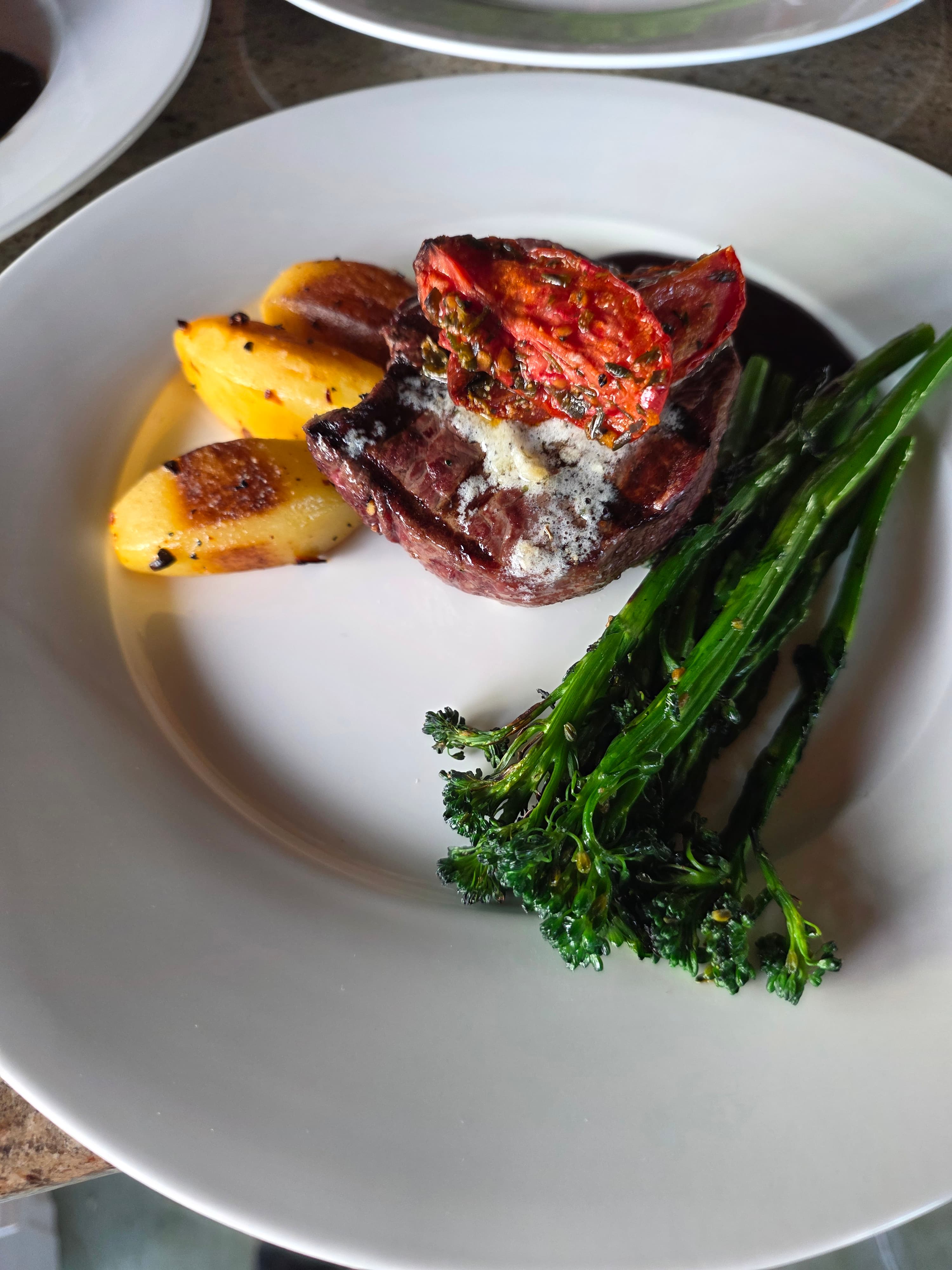 Filet Mignon with Turned Potatoes