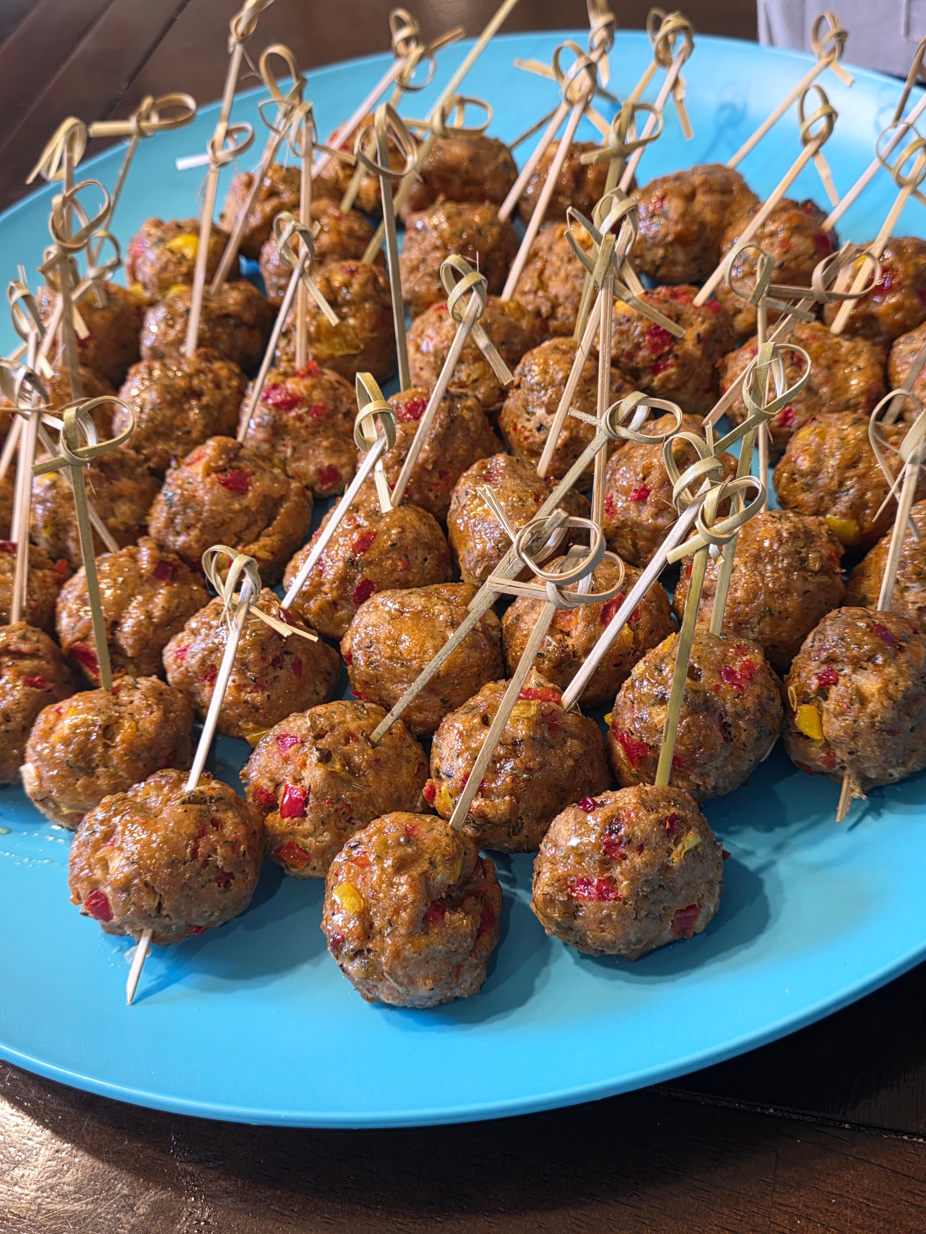 Hot Honey Turkey Meatballs