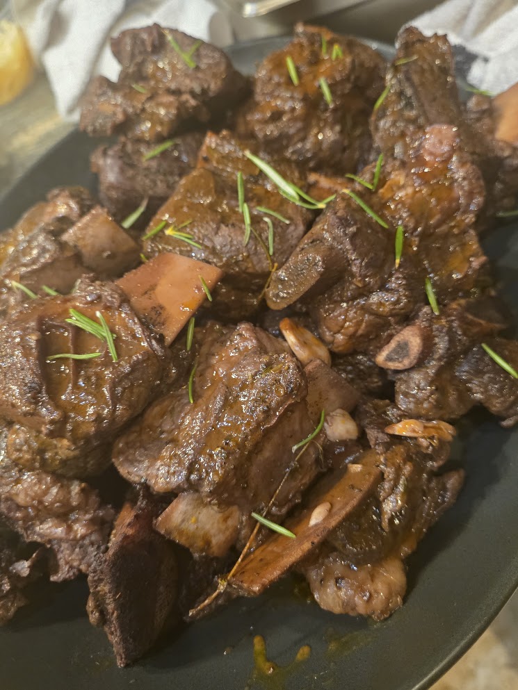 Braised short ribs with rosemary