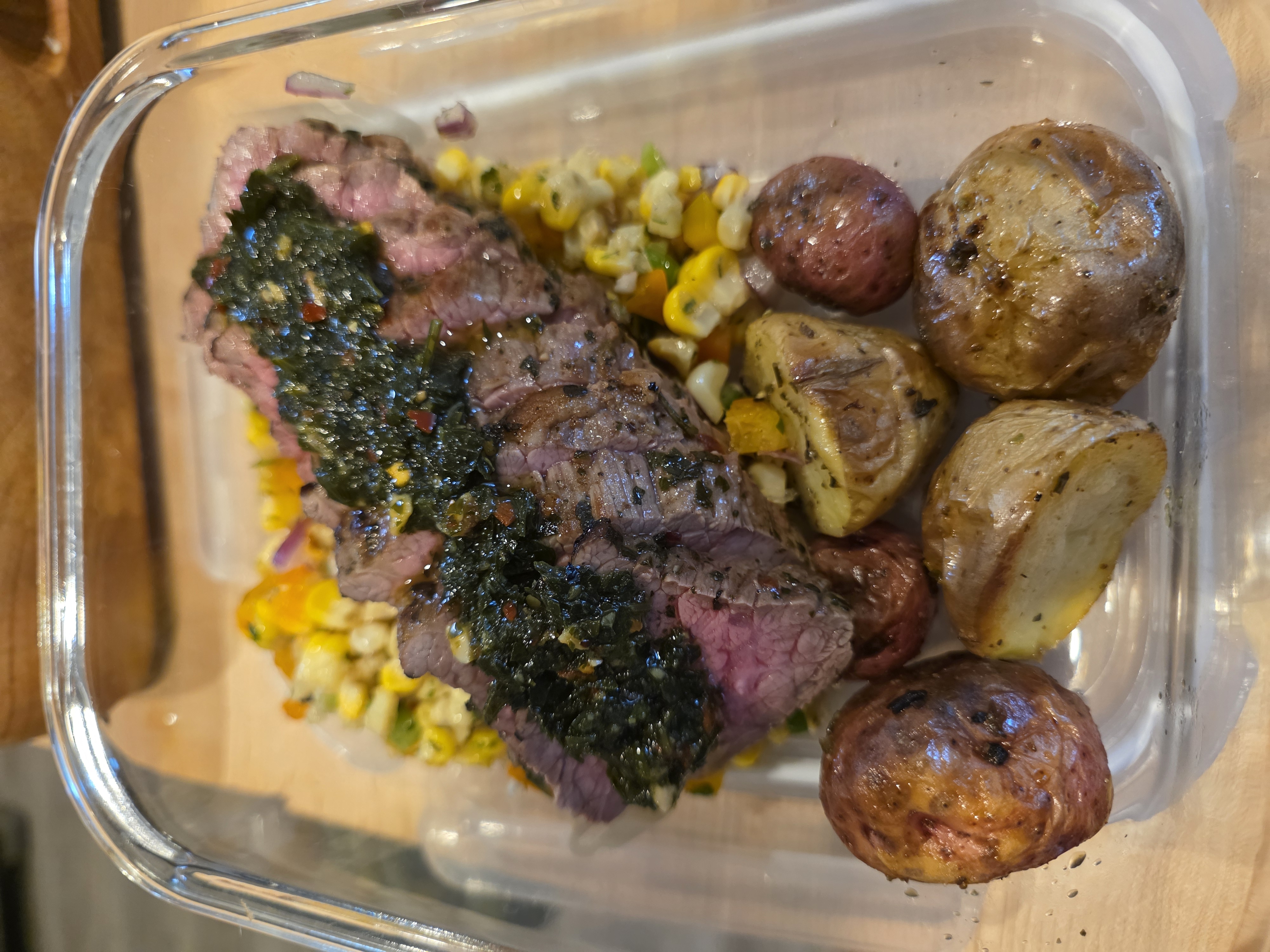Chimichurri beef
