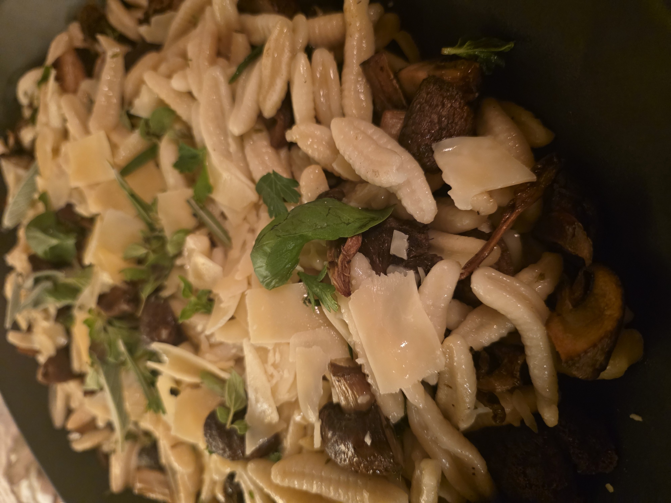 Mushroom cavatelli